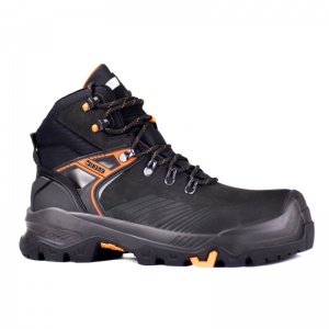 Portwest B1601 Base Footwear Black/Orange Puncture-Resistant Work Boots